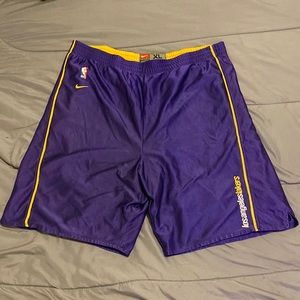 Vintage Lakers Basketball Shorts